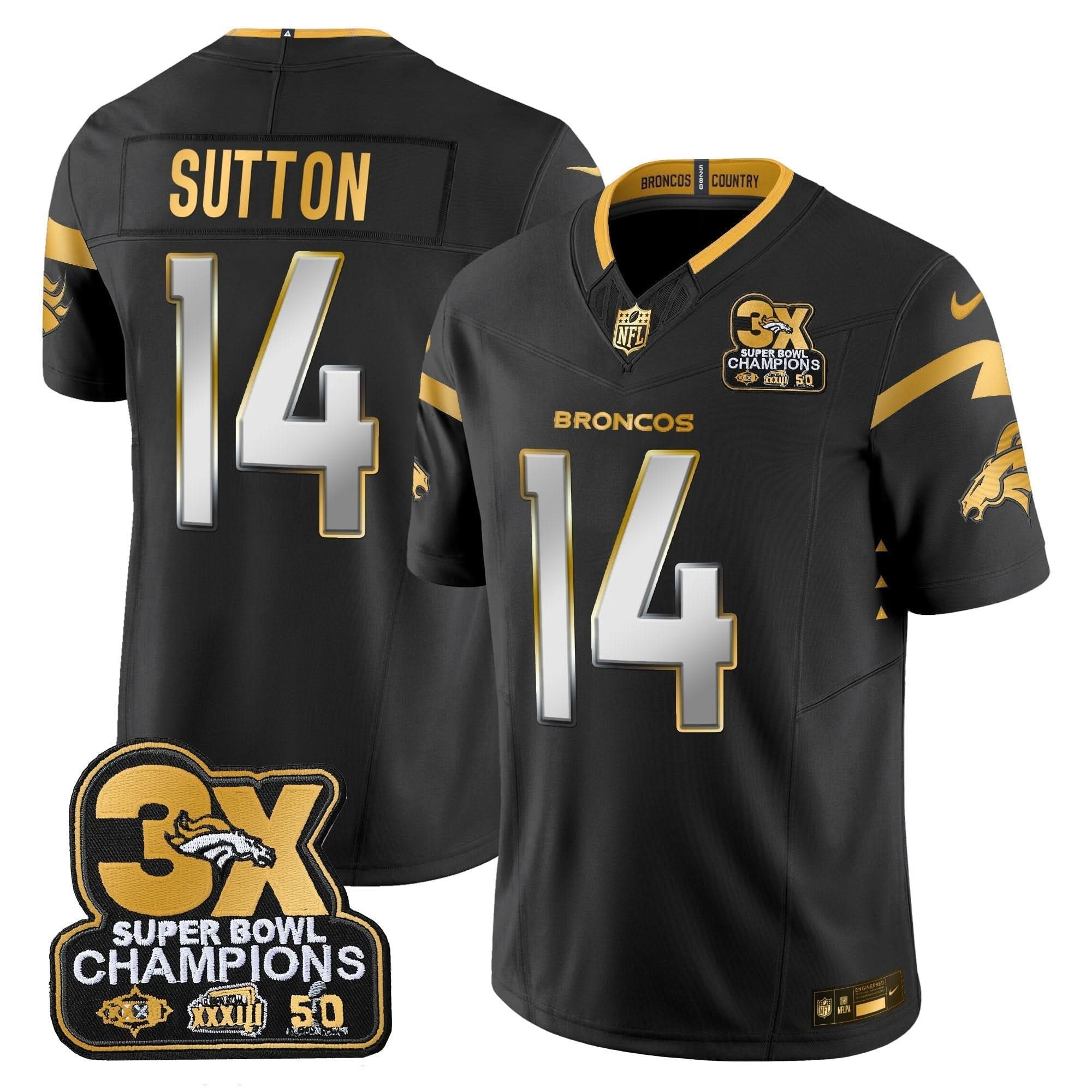 DB 3-Time Champions Patch Gold Vapor Limited Jersey