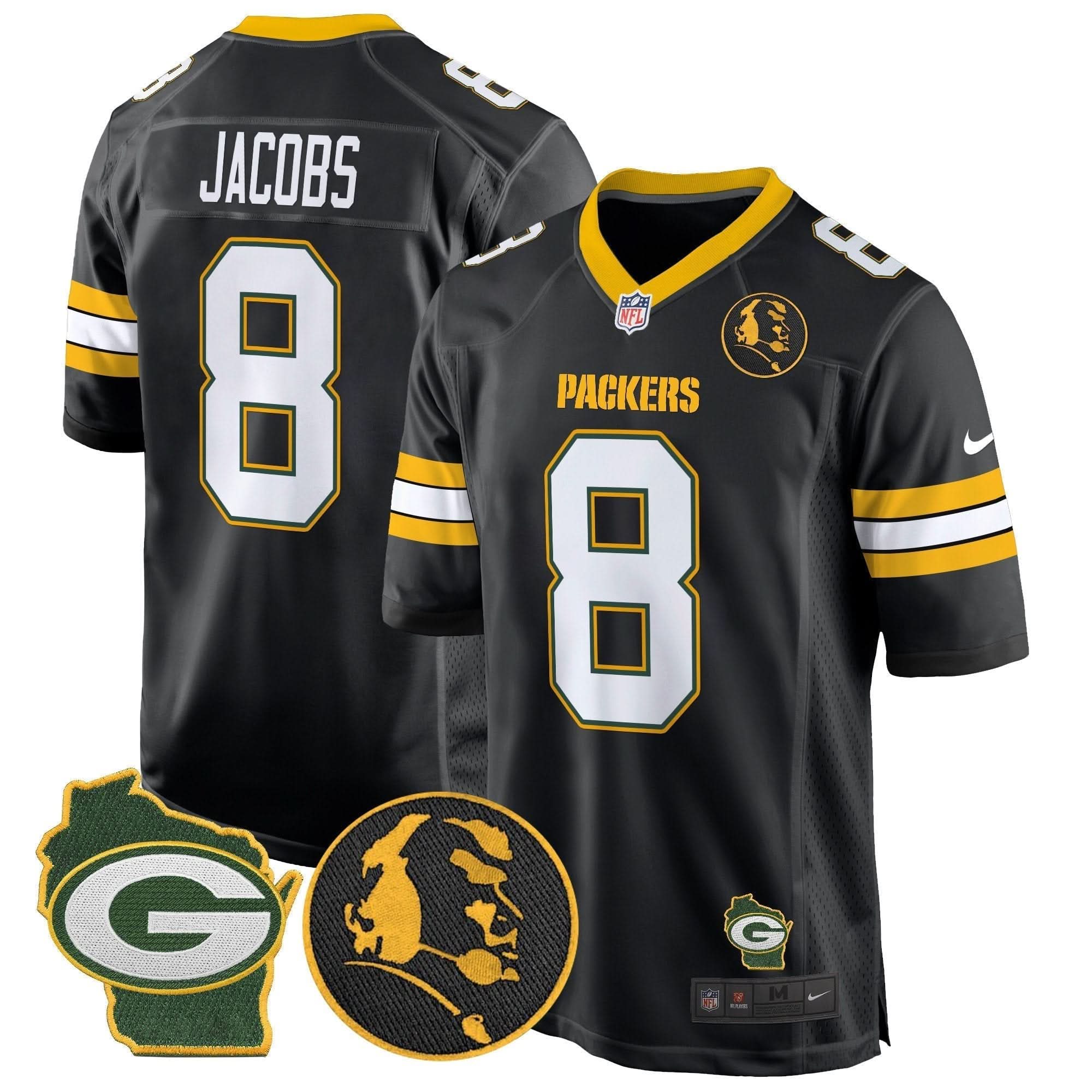 GB John Madden & Home Patch Game Jersey
