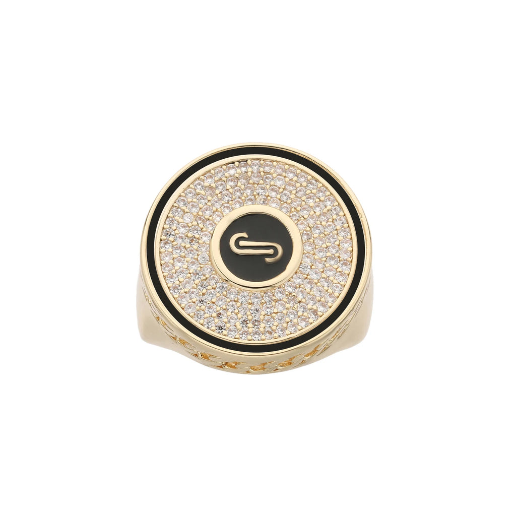 Round men's and women's rings size 7/8/9 fashionable and simple men's and women's business decorative jewelry