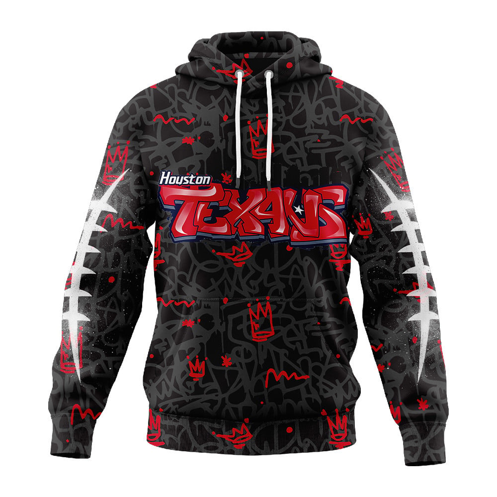 HOU | Premium Special Graffiti My Team 4 Life Hoodie MM